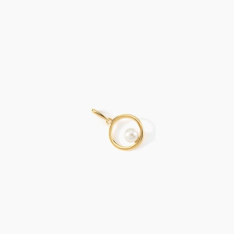 Pendentif Imelie Argent Dor&eacute; A L'Or 750/1000 Perle De Culture - Bijoux fantaisie Femme | Marc Orian