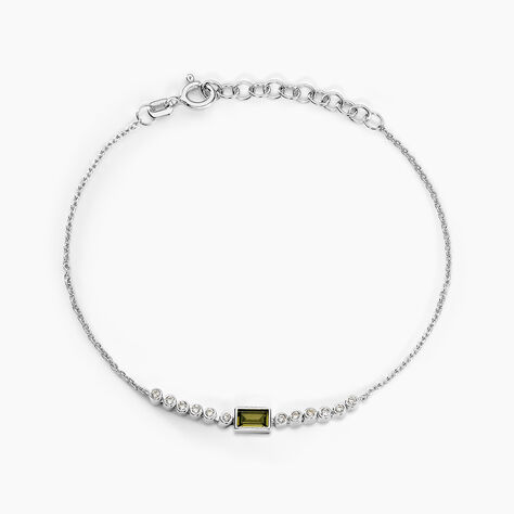 Bracelet Mayfair Argent Blanc Oxyde De Zirconium - Bracelets fantaisie Femme | Marc Orian