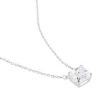 Collier Naziha Or Blanc Oxyde De Zirconium - Colliers avec pierres Femme | Marc Orian