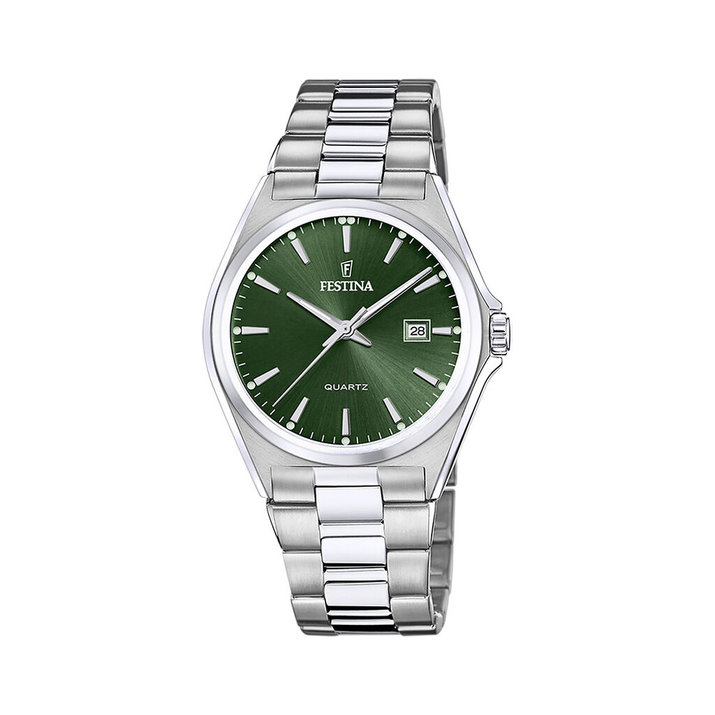 Montre Festina Classics 40 Vert - Montres &eacute;tanches Homme | Marc Orian