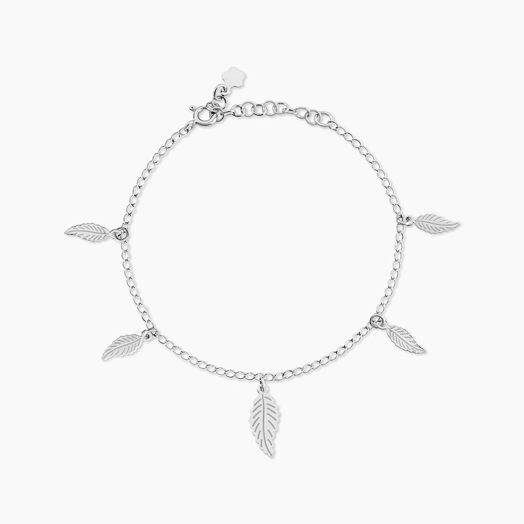 Bracelet Fabia Argent Blanc - Bracelets fantaisie Femme | Marc Orian