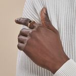 Chevali&egrave;re Plaqu&eacute; Or Jaune Haakon Onyx - Chevali&egrave;res Homme | Marc Orian