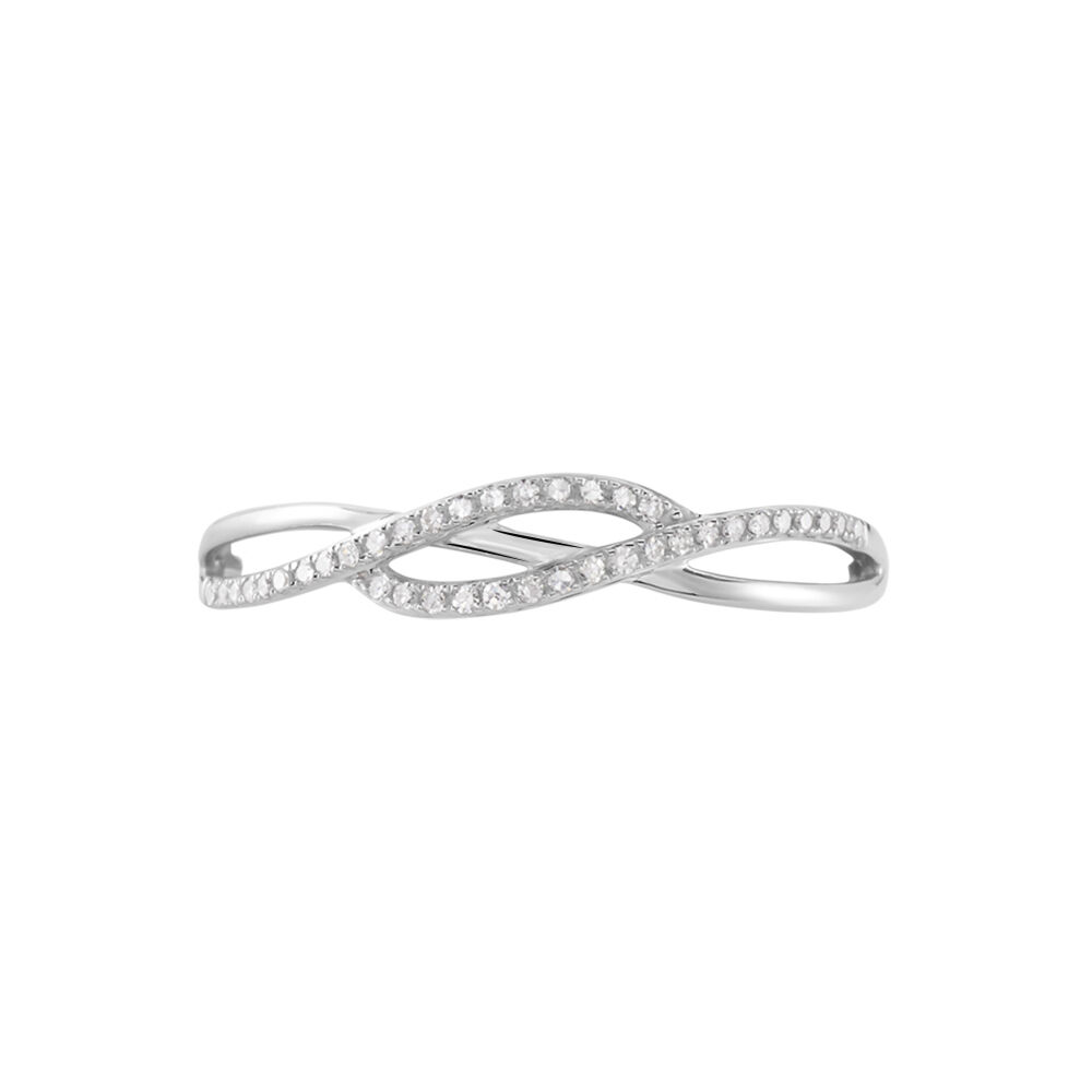 Bague Ursulla Or Blanc Diamant - Bagues pierres précieuses Femme | Marc Orian