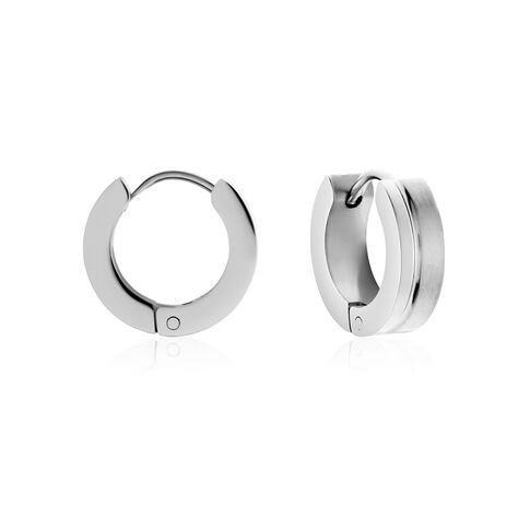 Créoles Casilda Acier Blanc - Créoles Femme | Marc Orian