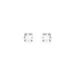Boucles D'oreilles Puces Victoria Or Blanc Diamant - Puces Femme | Marc Orian