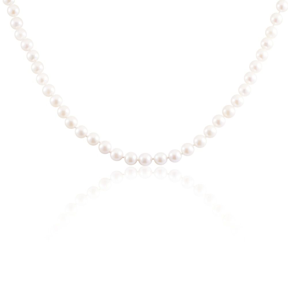 Collier Akoya Or Jaune Perle De Culture D'akoya - Colliers avec pierres Femme | Marc Orian