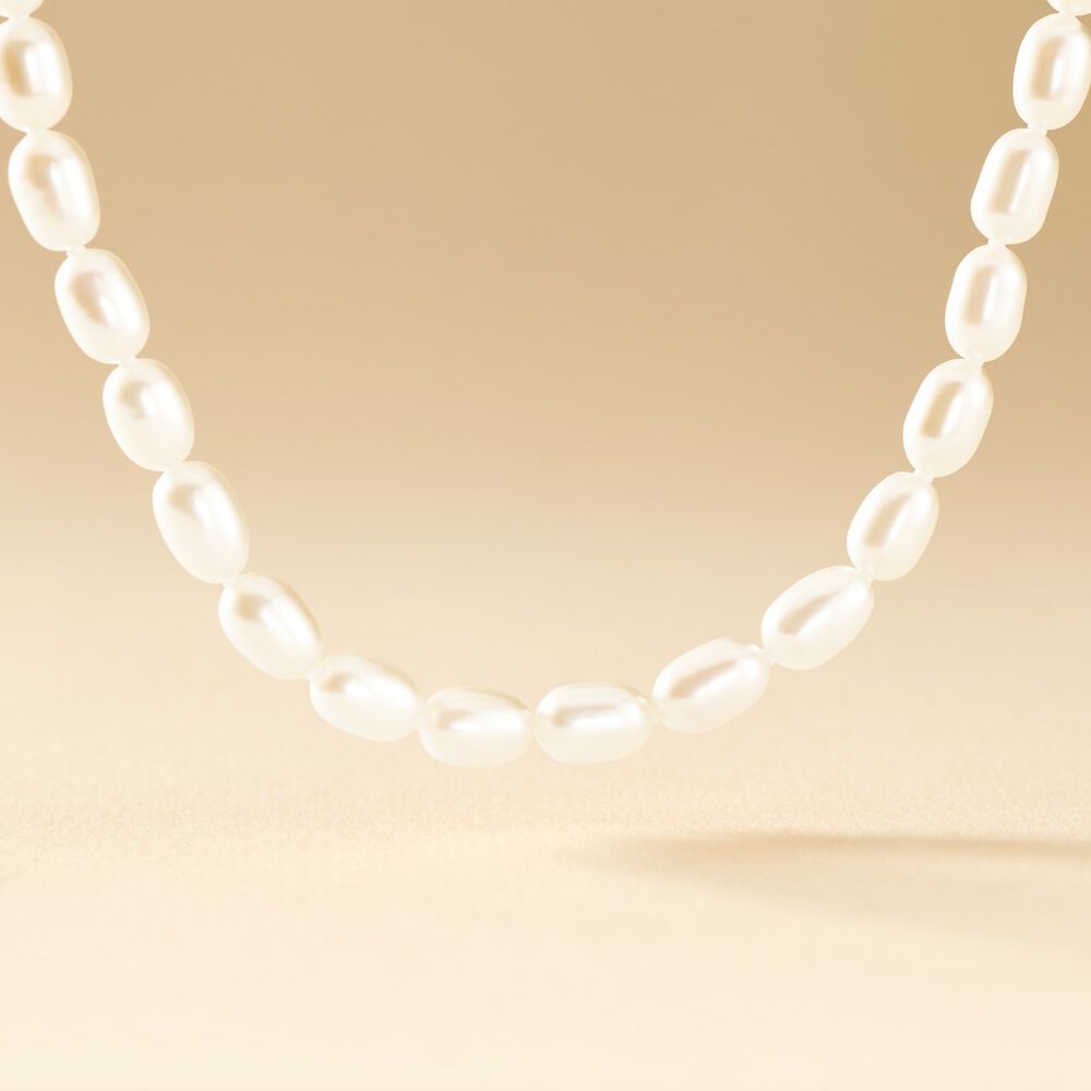 Collier Giustina Or Jaune Perle De Culture - Colliers avec pierres Femme | Marc Orian