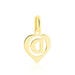Pendentif Eudocie Coeur Lettre Or Jaune - Pendentifs Famille | Marc Orian