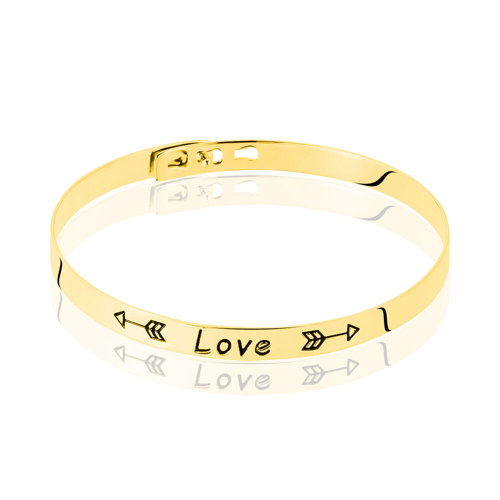 Bracelet Jonc Argent Jaune - Bracelets joncs Femme | Marc Orian