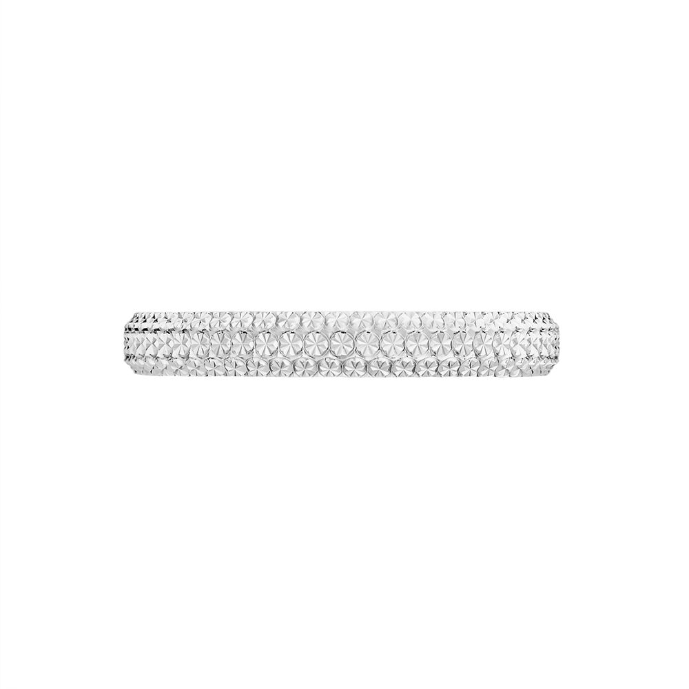 Alliance Multi Facettes Diamantee Or Blanc - Alliances duo Femme | Marc Orian