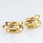 Creoles Or Jaune Kahima - Cr&eacute;oles Femme | Marc Orian