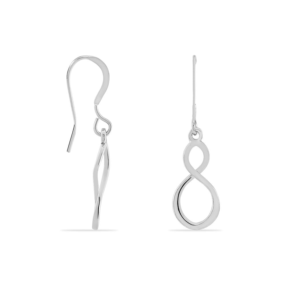 Boucles D'oreilles Pendantes Adeline Argent Blanc - Pendantes Femme | Marc Orian