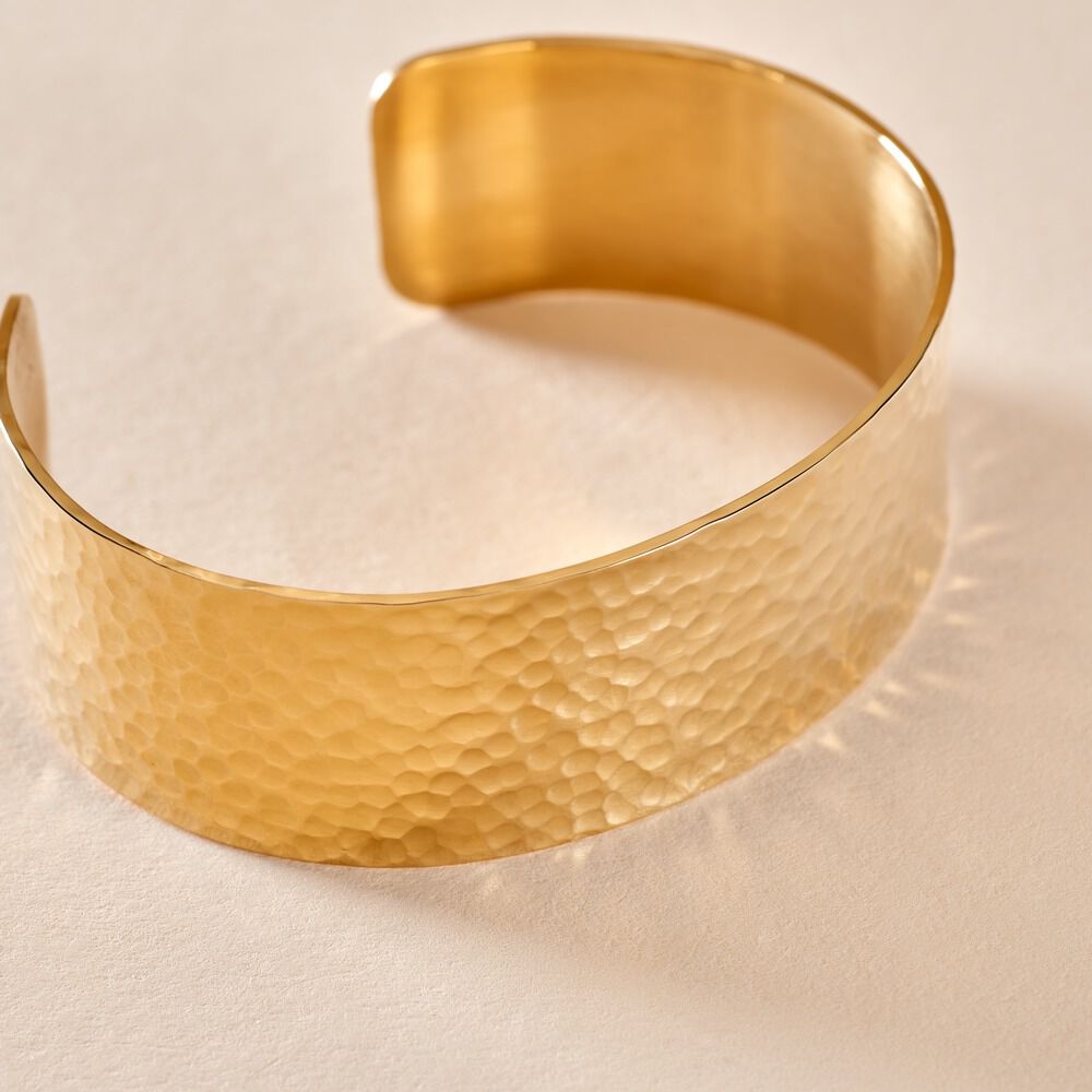 Jonc Malaga Acier Jaune - Bracelets Femme | Marc Orian