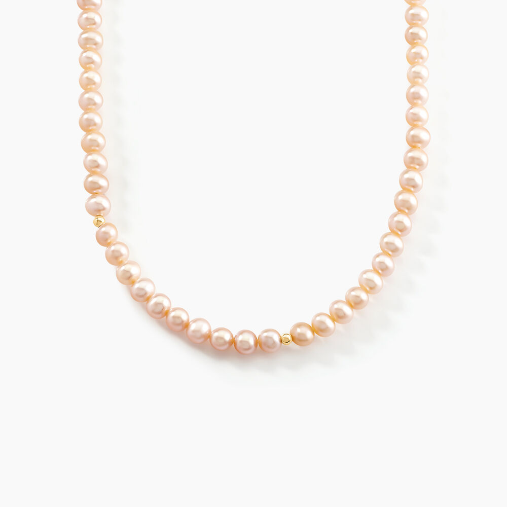 Collier Multicolore Or Jaune Perle De Culture - Colliers avec pierres Femme | Marc Orian