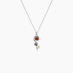 Collier Murriel Argent Blanc Ambre - Colliers avec pierres Femme | Marc Orian