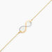 Bracelet Infino Or Jaune Diamant