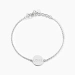 Bracelet Eternelle Argent Blanc - Bracelets Medailles Femme | Marc Orian
