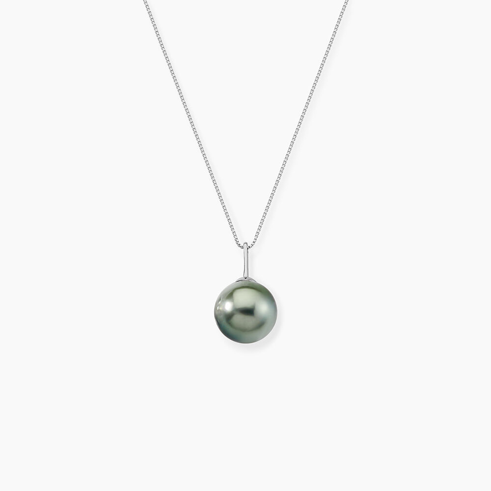 Collier Semi-baroque Or Blanc Perle De Culture De Tahiti - Colliers avec pierres Femme | Marc Orian