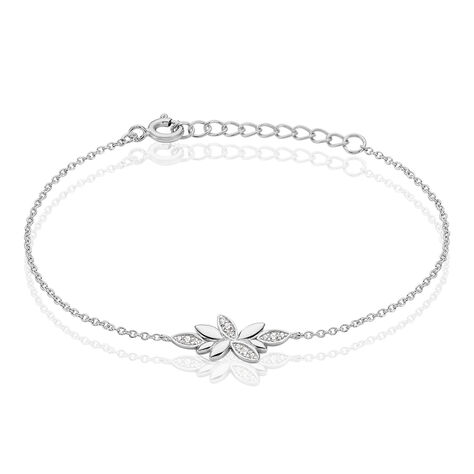 Bracelet Cesarine Argent Blanc Oxyde De Zirconium - Sélection Bohème Femme | Marc Orian