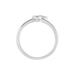 Bague Ajustable Mechte 1 Argent Blanc Oxyde De Zirconium - Bijoux fantaisie Femme | Marc Orian