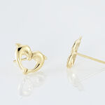 Boucles D'oreilles Puces Fulvie Double Dauphins Or Jaune - Puces Femme | Marc Orian