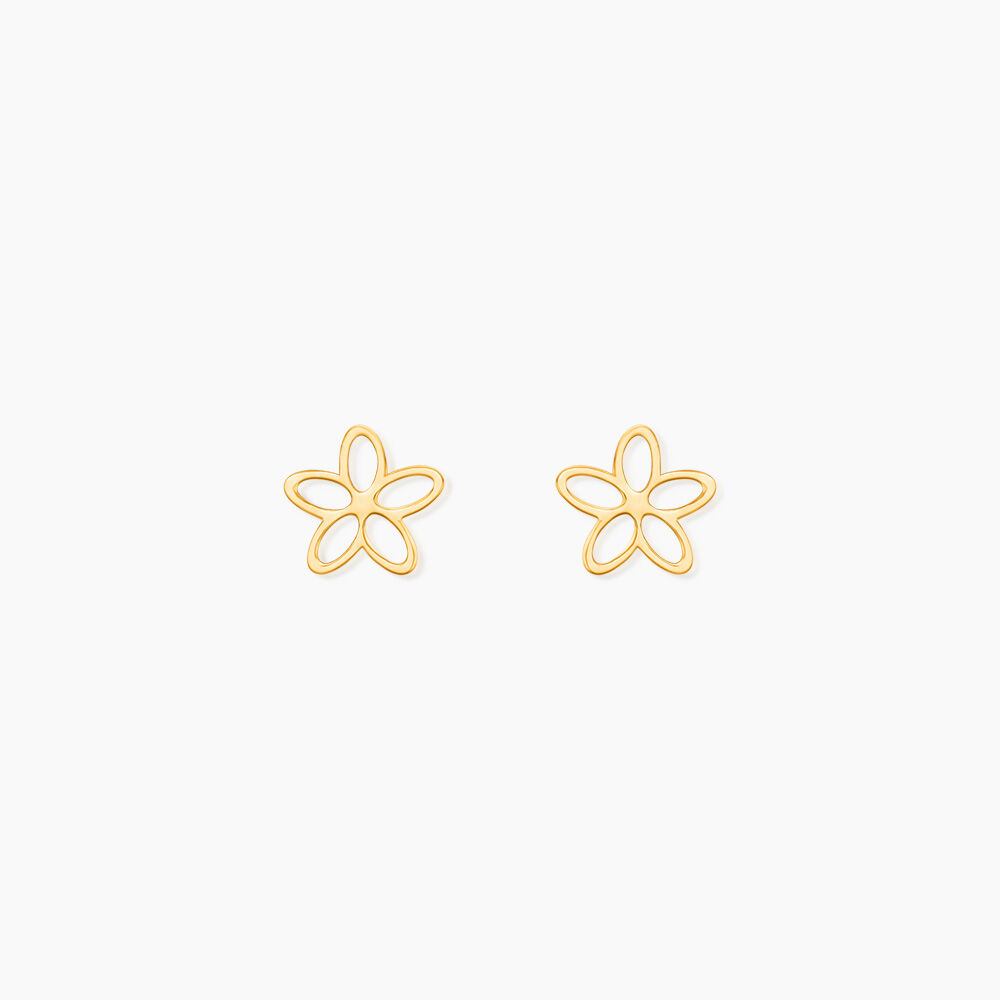 Boucles D'Oreilles Puces Barbie Or Jaune - Puces Femme | Marc Orian