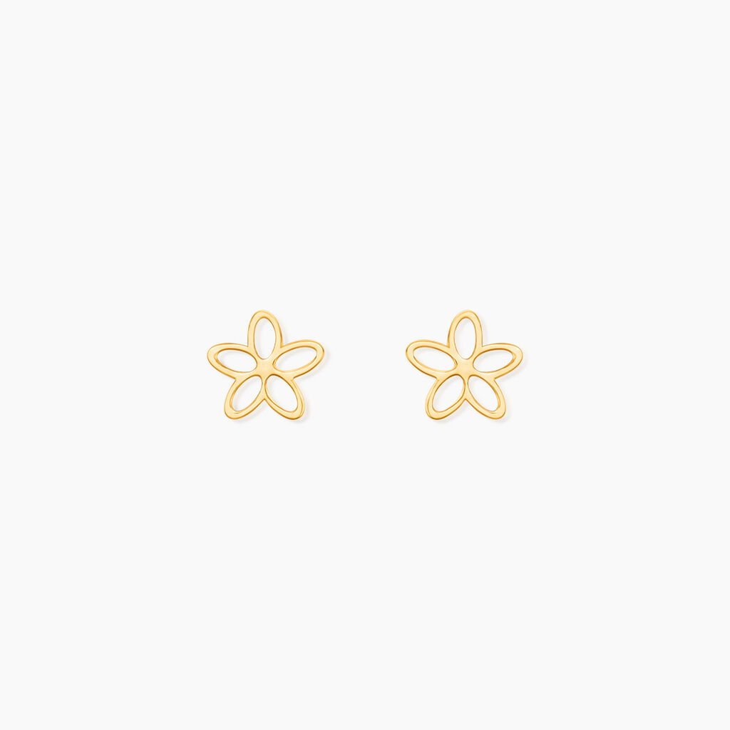 Boucles D'Oreilles Puces Barbie Or Jaune - Puces Femme | Marc Orian
