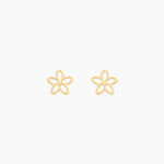 Boucles D'Oreilles Puces Barbie Or Jaune - Puces Femme | Marc Orian