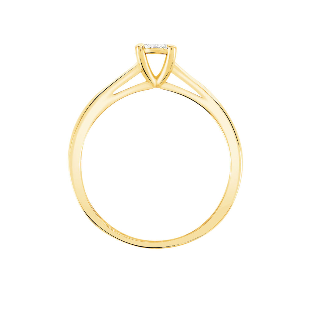 Bague Solitaire Grace Or Jaune Diamant - Bagues Solitaire Femme | Marc Orian