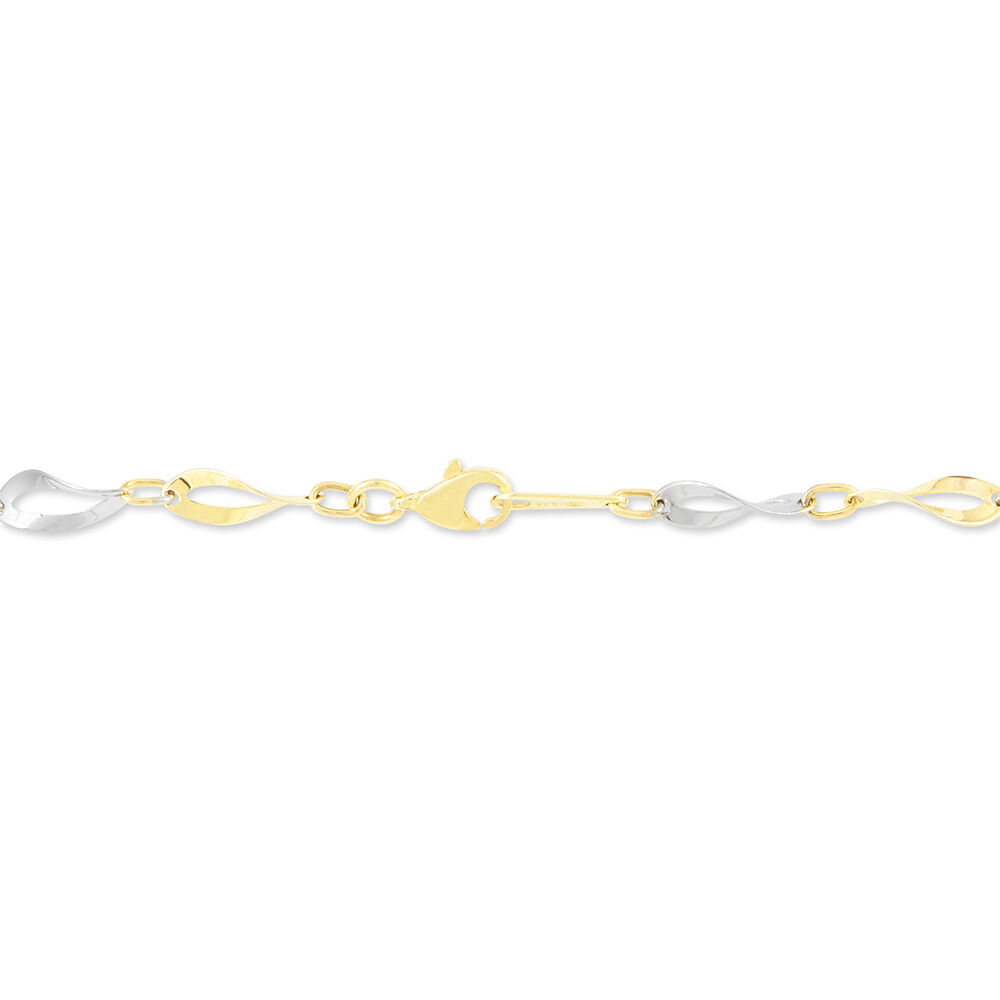 Bracelet Alejo Maille Fantaisie Or Bicolore - Bracelets chaînes Femme | Marc Orian