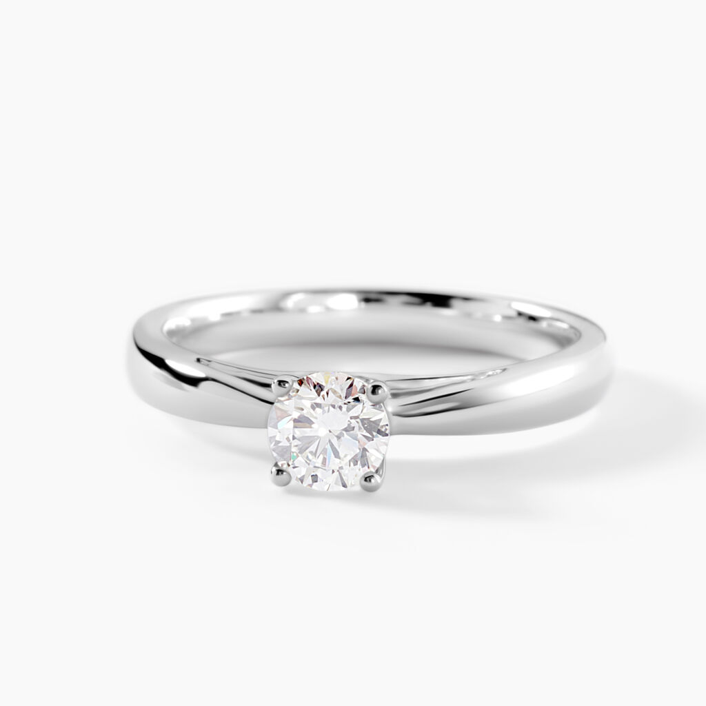 Bague Iris Platine Blanc Diamant - Parures de mariage Femme | Marc Orian