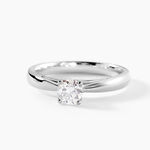 Bague Iris Platine Blanc Diamant - Parures de mariage Femme | Marc Orian