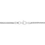 Bracelet Sherihane Maille Palmier Argent Blanc - Bracelets fantaisie Femme | Marc Orian