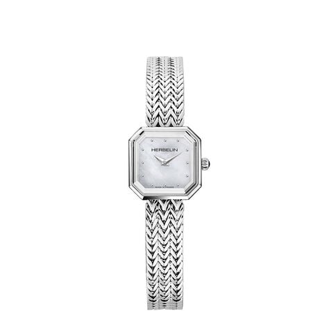Montre Herbelin Octogone Nacre Blanche - Montres étanches Femme | Marc Orian