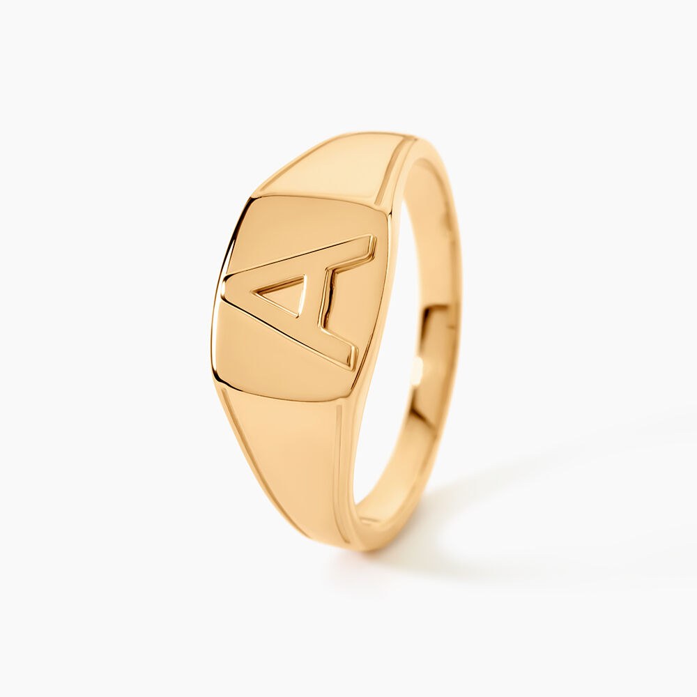 Chevali&egrave;re Plaqu&eacute; Or Jaune Luciano - Chevali&egrave;res Homme | Marc Orian