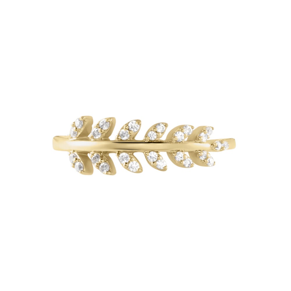 Bague Plaqué Or Jaune Luz Oxyde De Zirconium - Bagues avec pierre Femme | Marc Orian