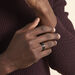 Bague Phebus Him Cosme Acier Noir - Bagues Homme | Marc Orian