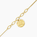 Bracelet Mila Acier Dor&eacute; - Bracelets Medailles Femme | Marc Orian