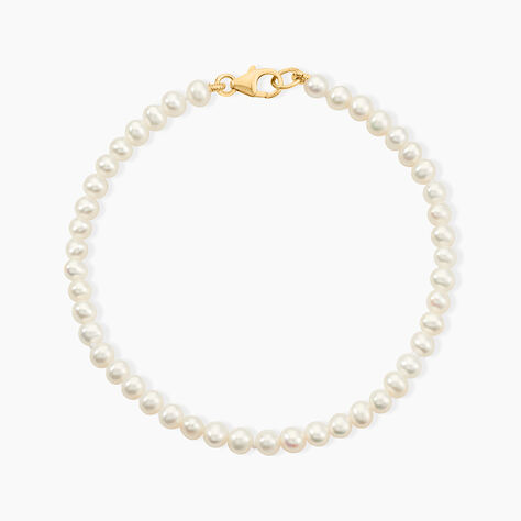 Bracelet Macy Or Jaune Perle De Culture - Bracelets cha&icirc;nes Femme | Marc Orian
