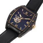 Montre Montignac Tonneau Automatique Noir - Montres automatiques Homme | Marc Orian
