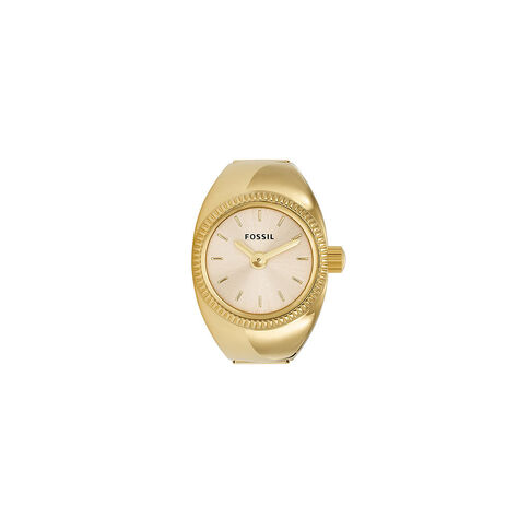 Montre Fossil Watch Ring Dor&eacute; - Montres &eacute;tanches Femme | Marc Orian