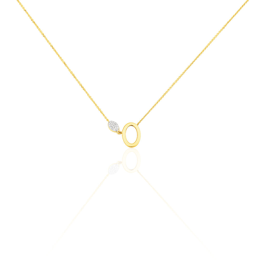 Collier Or Jaune Tatianadiamant - Colliers avec pierres Femme | Marc Orian