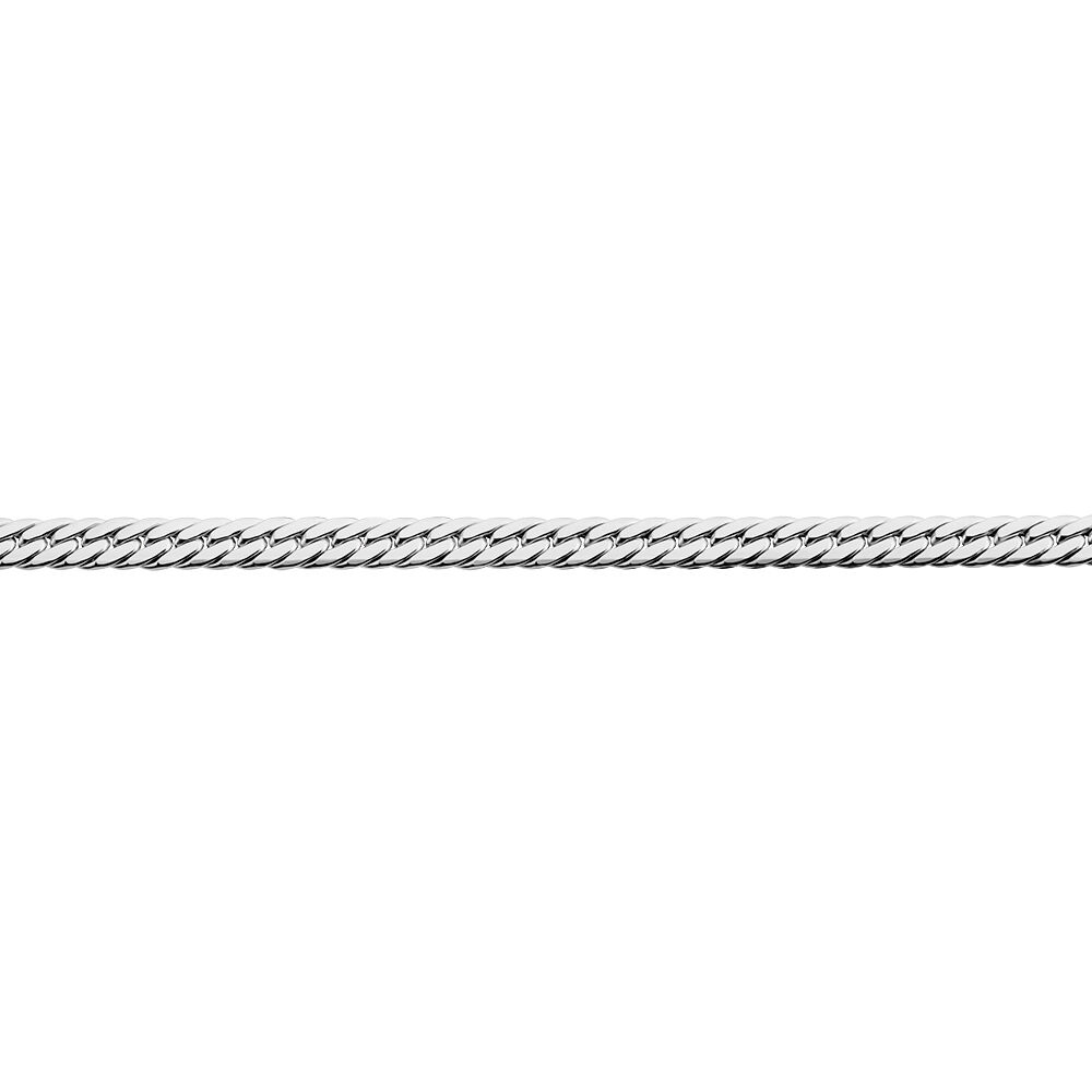 Bracelet Izel Maille Anglaise Or Blanc - Bracelets mailles Femme | Marc Orian