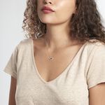 Collier Shemsi Argent Blanc Oxyde De Zirconium - Colliers avec pierres Femme | Marc Orian