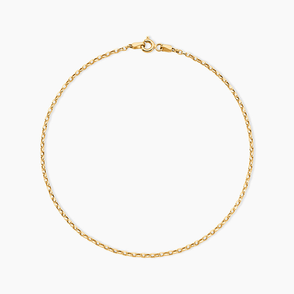Cha&icirc;ne De Cheville Jahleel Or Jaune - Chaines de cheville Femme | Marc Orian