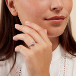 Bague Lydia Argent Blanc Oxyde De Zirconium - Bijoux fantaisie Femme | Marc Orian