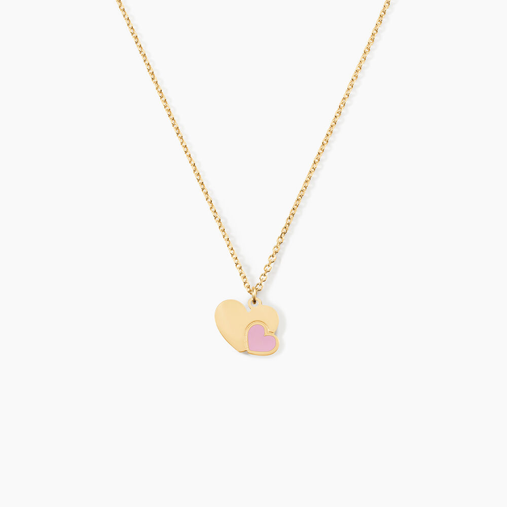 Collier Or Jaune Isa Lise Smalto - Colliers avec pierres Enfant | Marc Orian