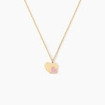 Collier Or Jaune Isa Lise Smalto - Colliers avec pierres Enfant | Marc Orian