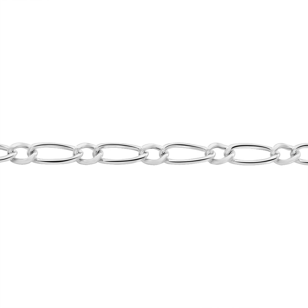 Chaîne Ophelio Maille Alternee 1/1 Or Blanc - Chaines Femme | Marc Orian