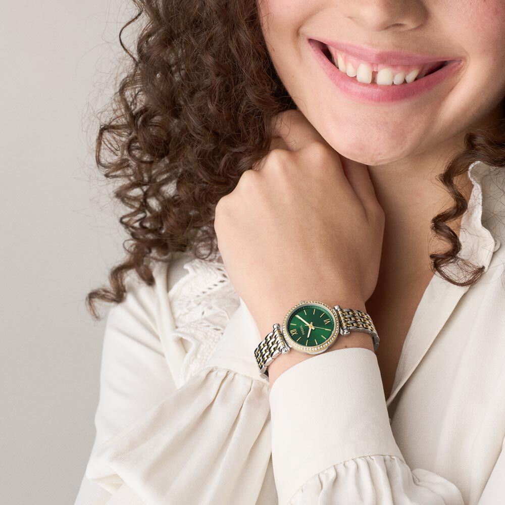 Montre Fossil Carlie Mini Vert - Montres étanches Femme | Marc Orian